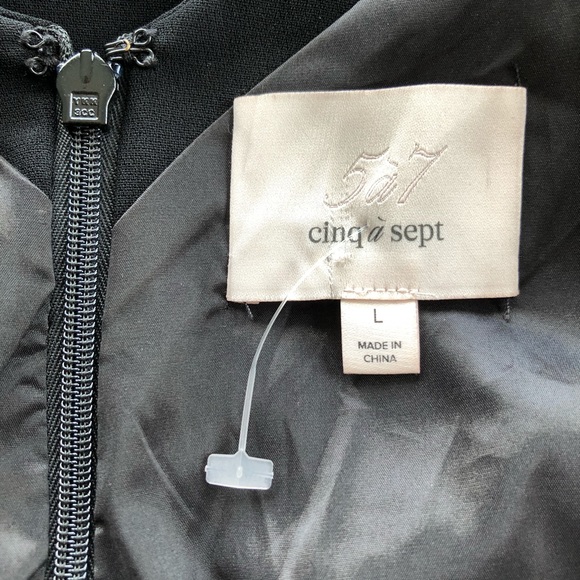 Cinq à Sept Audrey Ruffle Romper Black - Picture 13 of 13